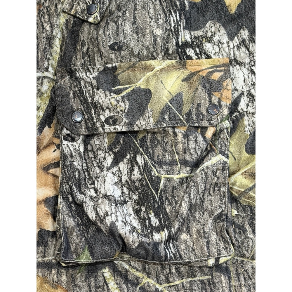 Bear Creek Outfitters Mossy Oak Camouflage Coat Jacket Mens Size 2XL Full Zipper - Picture 2 of 16